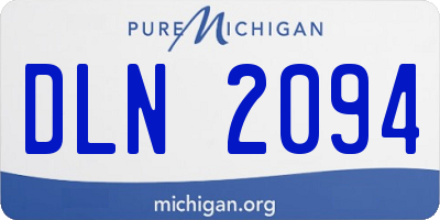 MI license plate DLN2094