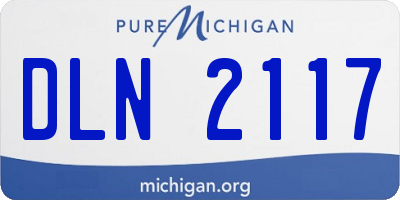 MI license plate DLN2117