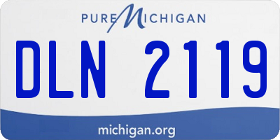 MI license plate DLN2119