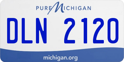 MI license plate DLN2120