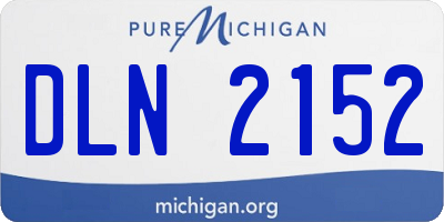 MI license plate DLN2152