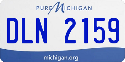 MI license plate DLN2159