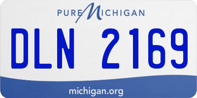 MI license plate DLN2169