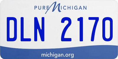 MI license plate DLN2170