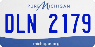 MI license plate DLN2179