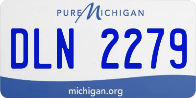 MI license plate DLN2279