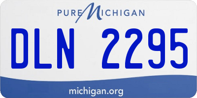 MI license plate DLN2295