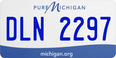 MI license plate DLN2297