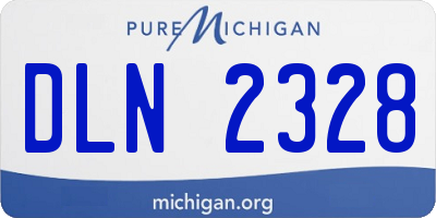 MI license plate DLN2328