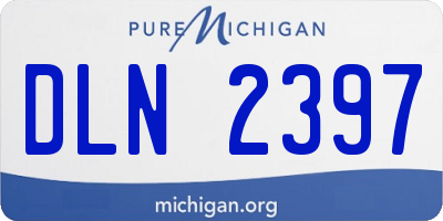 MI license plate DLN2397