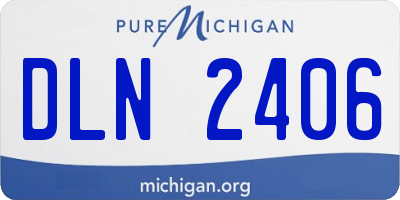 MI license plate DLN2406