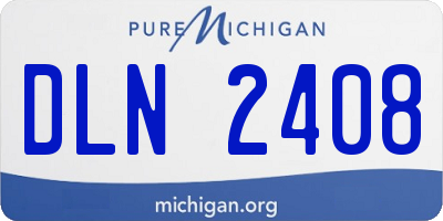MI license plate DLN2408