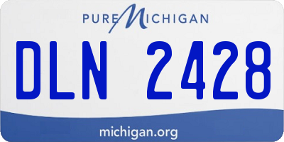 MI license plate DLN2428