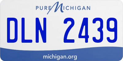 MI license plate DLN2439