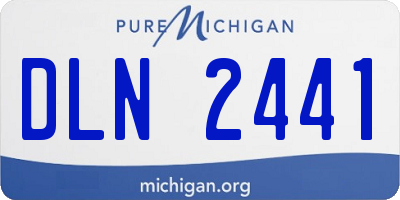 MI license plate DLN2441