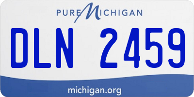 MI license plate DLN2459