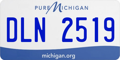 MI license plate DLN2519