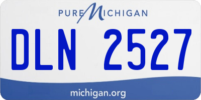 MI license plate DLN2527