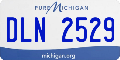 MI license plate DLN2529