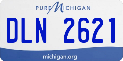 MI license plate DLN2621