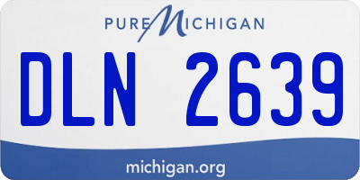 MI license plate DLN2639