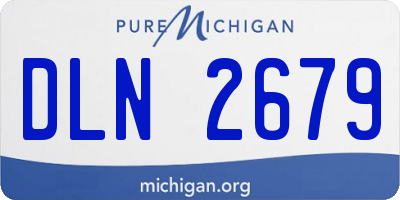 MI license plate DLN2679