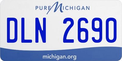 MI license plate DLN2690