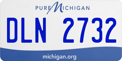 MI license plate DLN2732