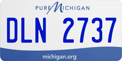 MI license plate DLN2737