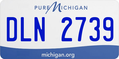 MI license plate DLN2739