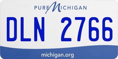 MI license plate DLN2766