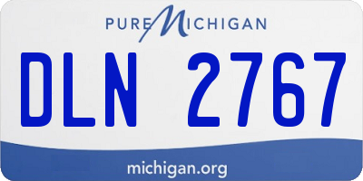 MI license plate DLN2767