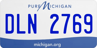 MI license plate DLN2769