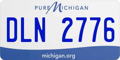 MI license plate DLN2776
