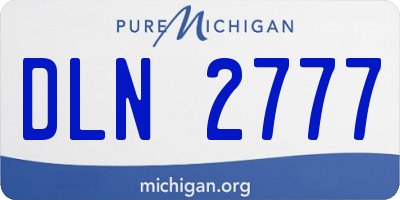 MI license plate DLN2777