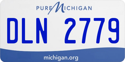 MI license plate DLN2779