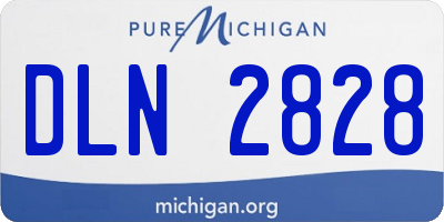 MI license plate DLN2828