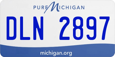 MI license plate DLN2897