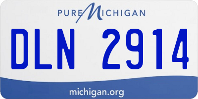 MI license plate DLN2914