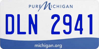 MI license plate DLN2941
