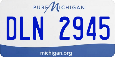 MI license plate DLN2945