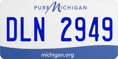 MI license plate DLN2949