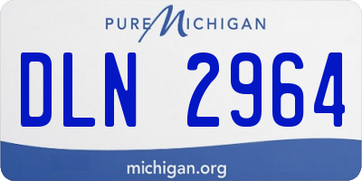 MI license plate DLN2964