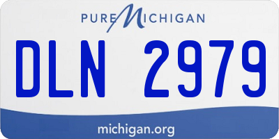 MI license plate DLN2979