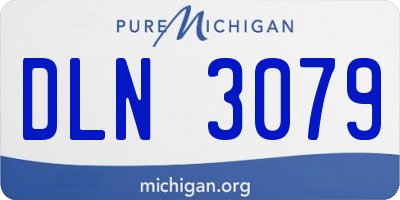 MI license plate DLN3079