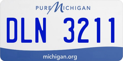 MI license plate DLN3211