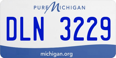 MI license plate DLN3229