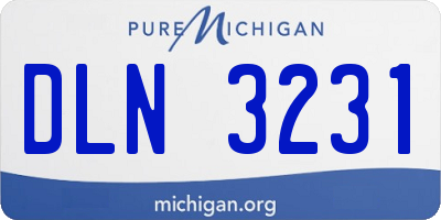 MI license plate DLN3231