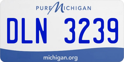 MI license plate DLN3239