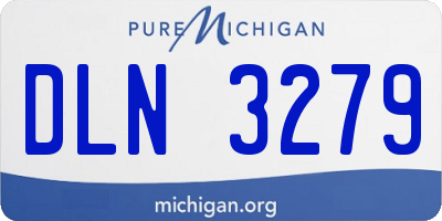 MI license plate DLN3279